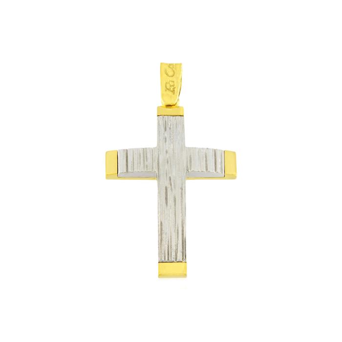 Σταυρός Βάπτισης FaCad'oro Ασήμι 925° SKU-83711