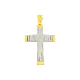 Σταυρός Βάπτισης FaCad'oro Ασήμι 925° SKU-83711