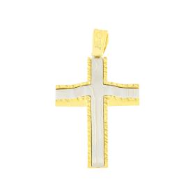 Σταυρός Βάπτισης FaCad'oro Ασήμι 925° SKU-83705