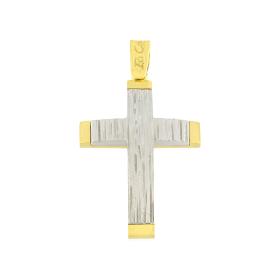 Σταυρός Βάπτισης FaCad'oro Ασήμι 925° SKU-83711