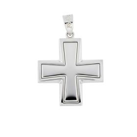 Σταυρός Βάπτισης Facadoro Ασήμι 925° SKU-83714