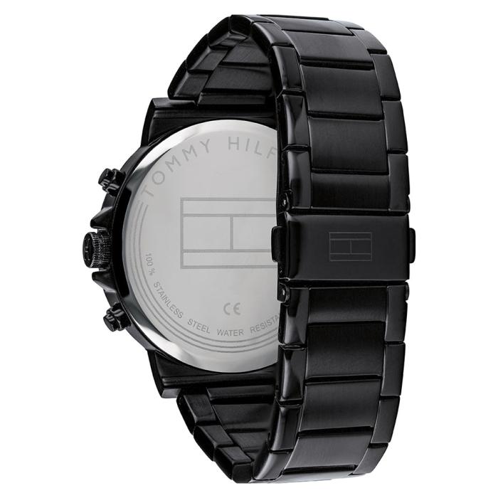 Ανδρικό Ρολόι TOMMY HILFIGER Daniel με Μαύρο Καντράν SKU-83358