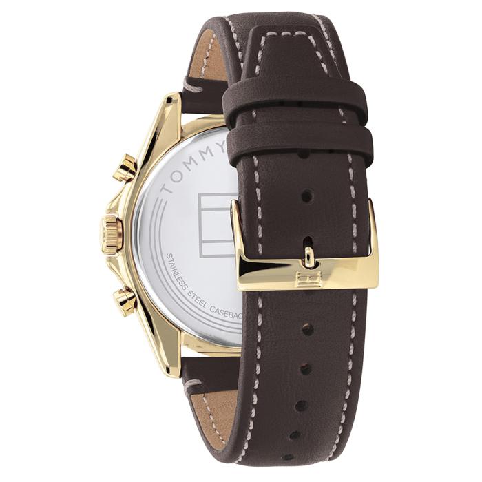 Ανδρικό Ρολόι TOMMY HILFIGER Parker με Μαύρο Καντράν SKU-83359