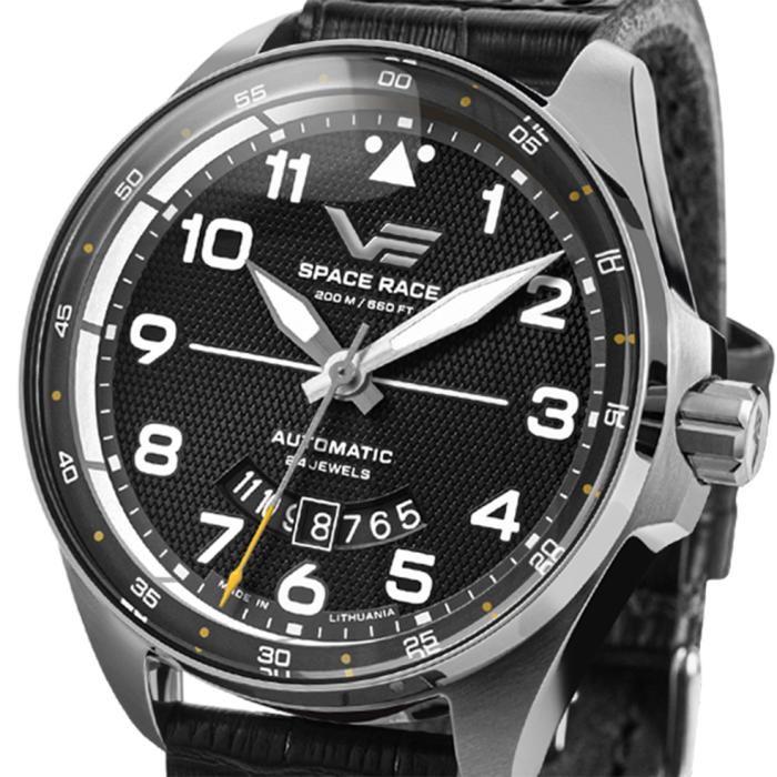 Ανδρικό Αυτόματο Ρολόι VOSTOK Space Race με Μαύρο Καντράν SKU-83809