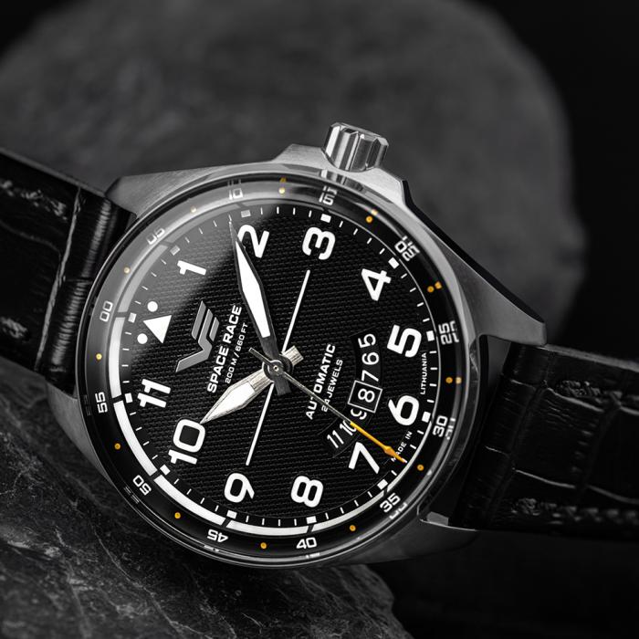 Ανδρικό Αυτόματο Ρολόι VOSTOK Space Race με Μαύρο Καντράν SKU-83809