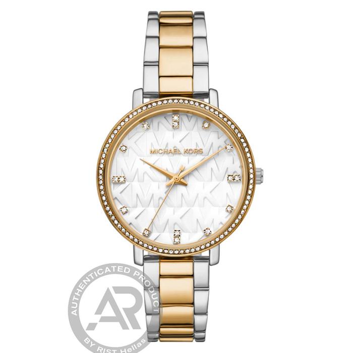 Γυναικείο Ρολόι MICHAEL KORS Pyper με Δίχρωμο Μπρασελέ SKU-83058