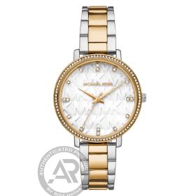 Γυναικείο Ρολόι MICHAEL KORS Pyper με Δίχρωμο Μπρασελέ SKU-83058