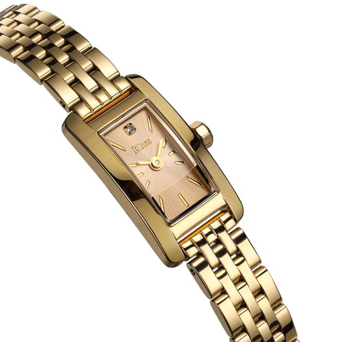 Γυναικείο Ρολόι JCOU Ariadne με Χρυσό Καντράν SKU-83465