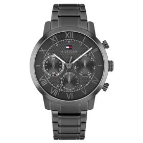 Ανδρικό Ρολόι TOMMY HILFIGER Oxford με Γκρί Καντράν SKU-83193