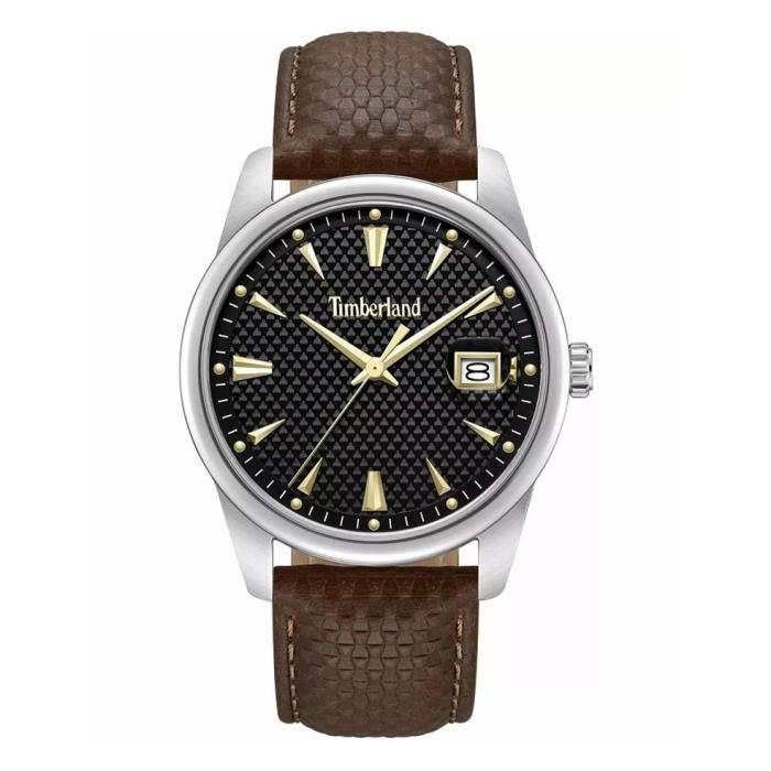 Ανδρικό Ρολόι TIMBERLAND με Καφέ Δερμάτινο Λουράκι SKU-84750