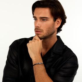 Βραχιόλι Morellato Moody από Ανοξείδωτο Ατσάλι & Δέρμα SKU-84247