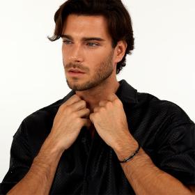 Ανδρικό Βραχιόλι Morellato από Ανοξείδωτο Ατσάλι SKU-84355