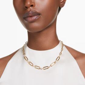 Κολιέ Swarovski Constella σε Xρυσαφί Tόνο SKU-84361
