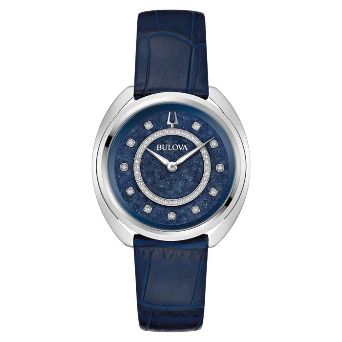 Γυναικείο Ρολόι BULOVA Duality Classic με Μπλέ Denshu Καντράν SKU-84238