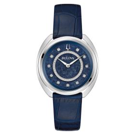 Γυναικείο Ρολόι BULOVA Duality Classic με Μπλέ Denshu Καντράν SKU-84238