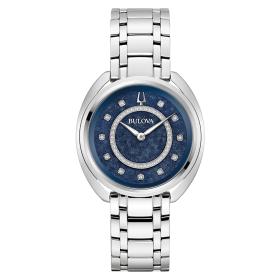 Γυναικείο Ρολόι BULOVA Duality Classic με Μπλέ Denshu Καντράν SKU-84238