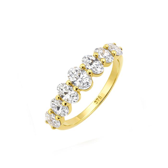 Δαχτυλίδι Σειρέ με Ζιργκόν Χρυσός K9 SKU-84779