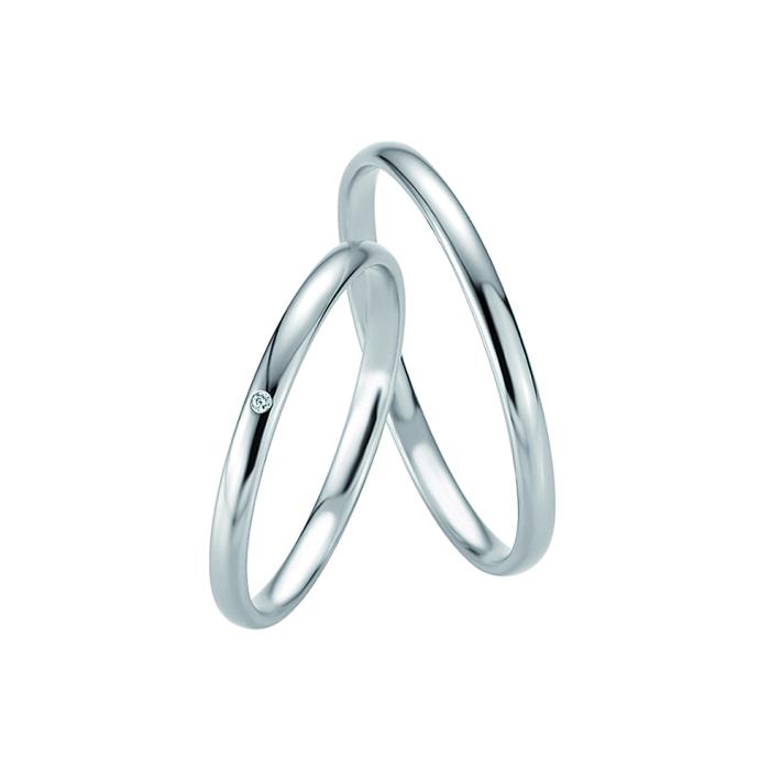 Βέρες Γάμου Jeweler Χρυσός K9-K14 με Ζιργκόν SKU-84379