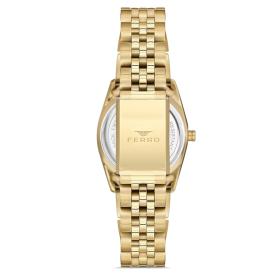 Γυναικείο Ρολόι FERRO με Μαύρο Καντράν SKU-84998