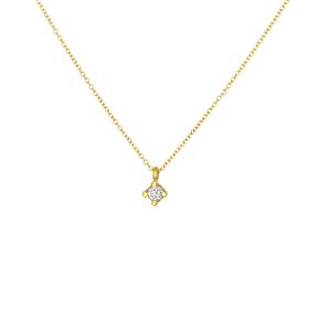Κολιέ Μονόπετρο με Διαμάντι Χρυσός K18 SKU-84371