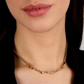 Κολιέ Morellato Design από Ανοξείδωτο Ατσάλι & Ζιργκόν SKU-84256