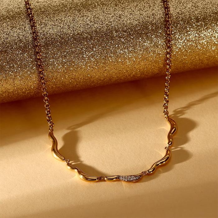 Κολιέ Morellato Design από Ανοξείδωτο Ατσάλι & Ζιργκόν SKU-84256