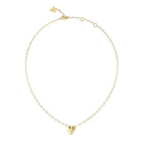 Γυναικείο Κολιέ Guess By Your Side Καρδιά με Λευκά Ζιργκόν SKU-84344