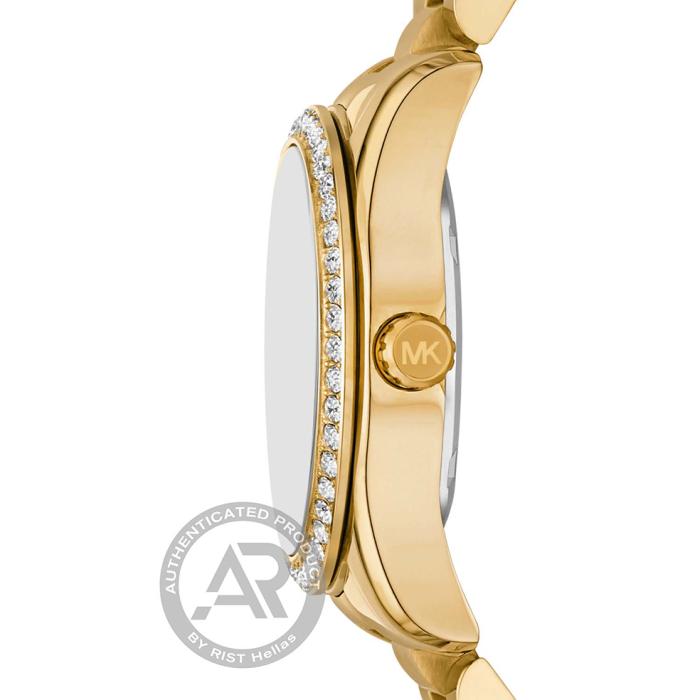 Γυναικείο Ρολόι MICHAEL KORS Lexington με Χρυσό Καντράν SKU-84288