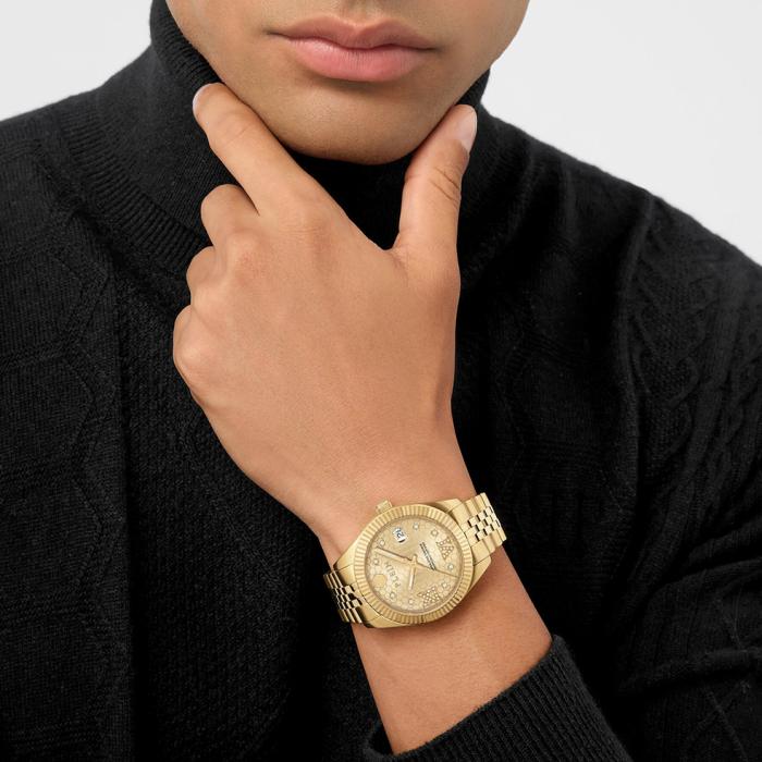 Γυναικείο Ρολόι PHILIPP PLEIN Superlative με Χρυσό Καντράν SKU-84121