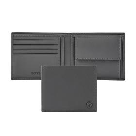 Πορτοφόλι Δερμάτινο BOSS Double B Saffiano Grey SKU-84278