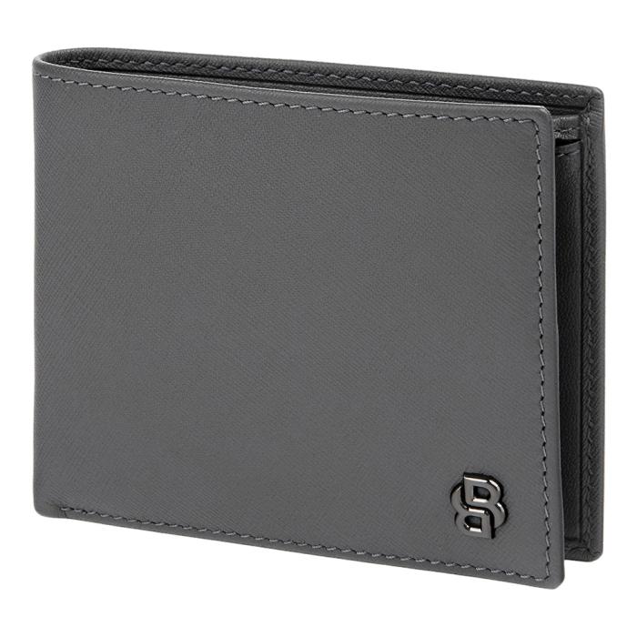 Πορτοφόλι Δερμάτινο BOSS Double B Saffiano Grey SKU-84278