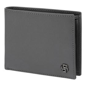 Πορτοφόλι Δερμάτινο BOSS Double B Saffiano Grey SKU-84278