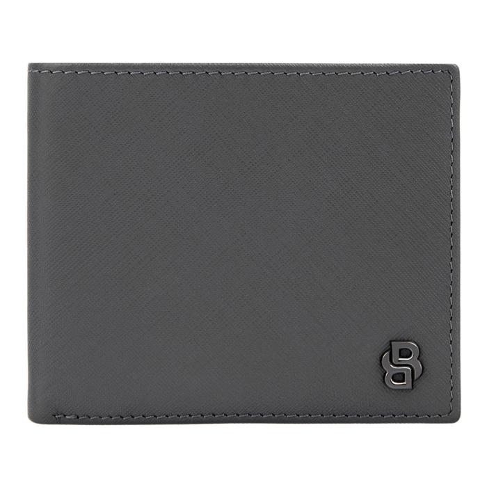 Πορτοφόλι Δερμάτινο BOSS Double B Saffiano Grey SKU-84278