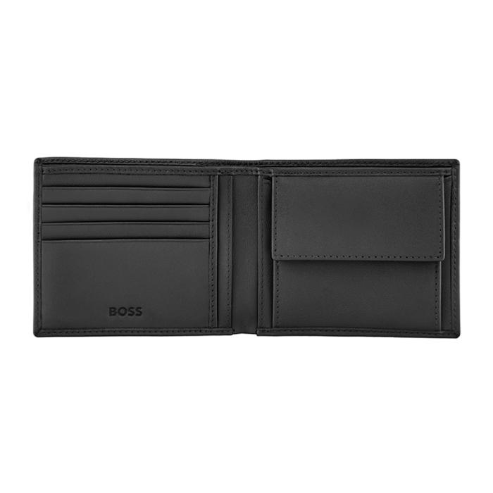Πορτοφόλι Δερμάτινο BOSS Double B Saffiano Black SKU-84279