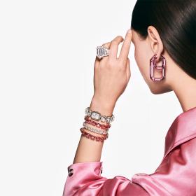 Γυναικείο Ρολόι Swarovski με Ασημί Καντράν SKU-84324