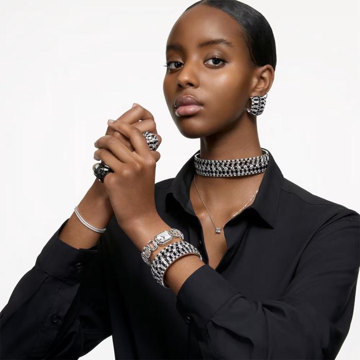 Γυναικείο Ρολόι Swarovski με Ασημί Καντράν SKU-84324
