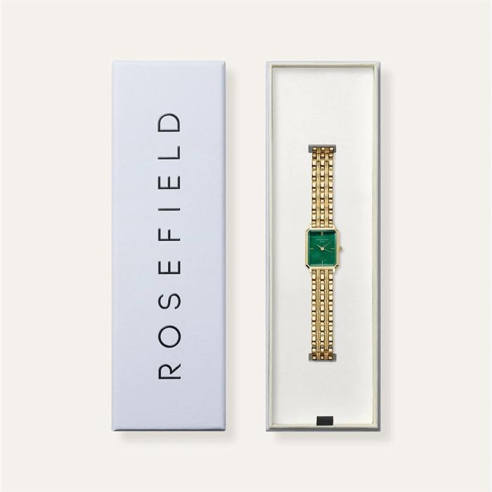 Γυναικείο Ρολόι ROSEFIELD The Octagon XS με Πράσινο Καντράν SKU-84373