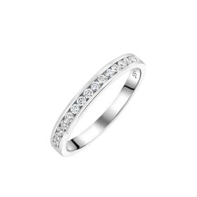 Δαχτυλίδι Σειρέ με Διαμάντια σε Λευκόχρυσο K14 SKU-84304