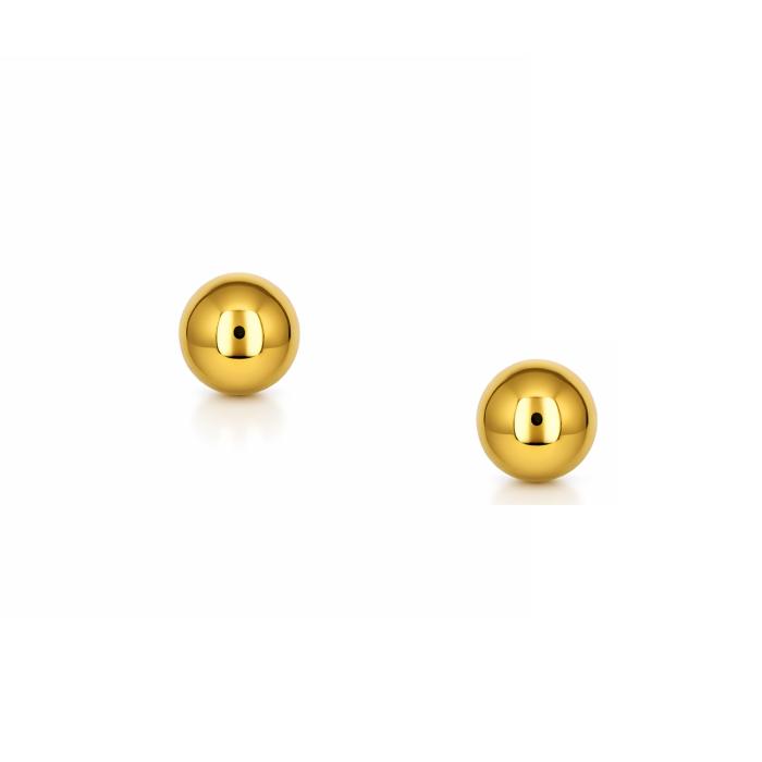 Σκουλαρίκια Καρφωτά Χρυσός K9 SKU-84214