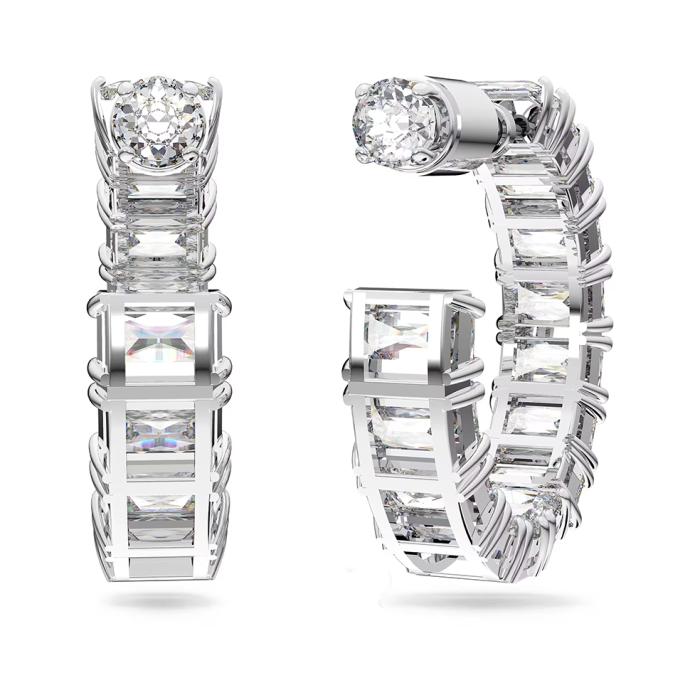 Σκουλαρίκια Κρίκοι Swarovski Matrix SKU-84056