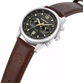 Ανδρικό Ρολόι TIMBERLAND με Καφέ Δερμάτινο Λουράκι SKU-84751