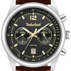 Ανδρικό Ρολόι TIMBERLAND με Καφέ Δερμάτινο Λουράκι SKU-84751