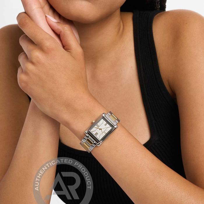 Γυναικείο Ρολόι MICHAEL KORS Essex με Δίχρωμο Μπρασελέ SKU-84192