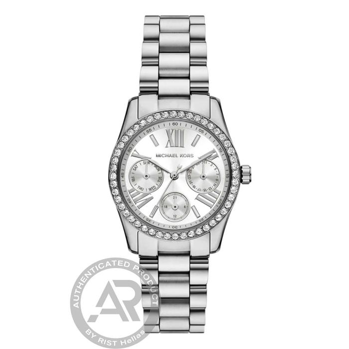 Γυναικείο Ρολόι MICHAEL KORS Lexington με Ασημί Μπρασελέ SKU-84193