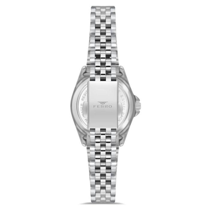 Γυναικείο Ρολόι FERRO με Μαύρο Καντράν SKU-84979