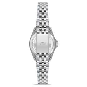 Γυναικείο Ρολόι FERRO με Μαύρο Καντράν SKU-84979