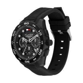 Ανδρικό Ρολόι TOMMY HILFIGER με Μαύρο Λουράκι SKU-85537