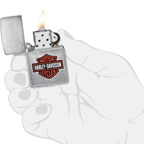 Αναπτήρας Zippo Harley Davidson Classic Chrome Logo Design SKU-85950