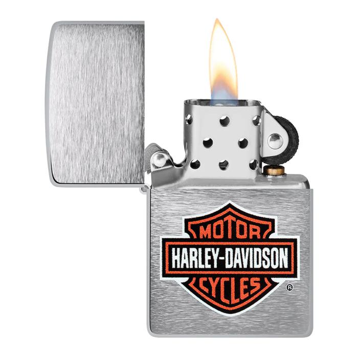 Αναπτήρας Zippo Harley Davidson Classic Chrome Logo Design SKU-85950