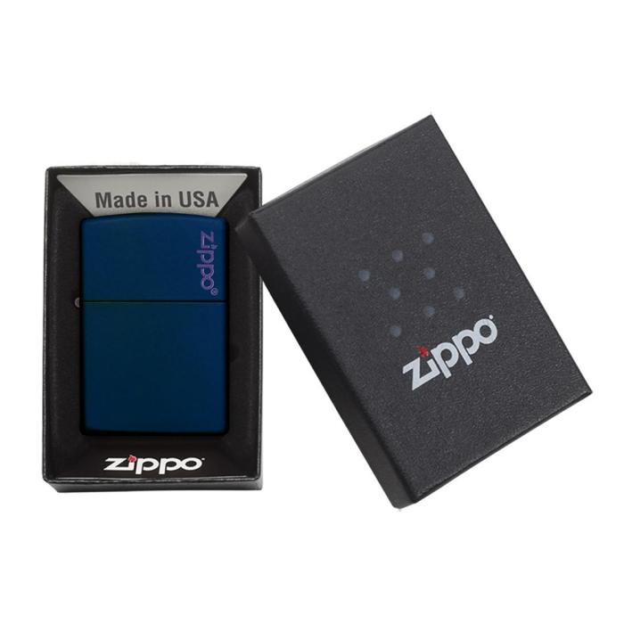 Αναπτήρας Zippo Classic Navy Matte Zippo Logo SKU-85953